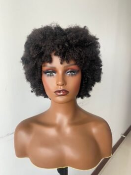 Afro Curly Put On and Go Wig